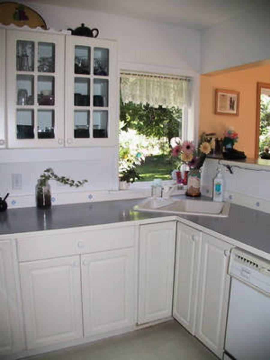 Kitchen Recent updates include countertops, cabinets, fridge and dishwasher.