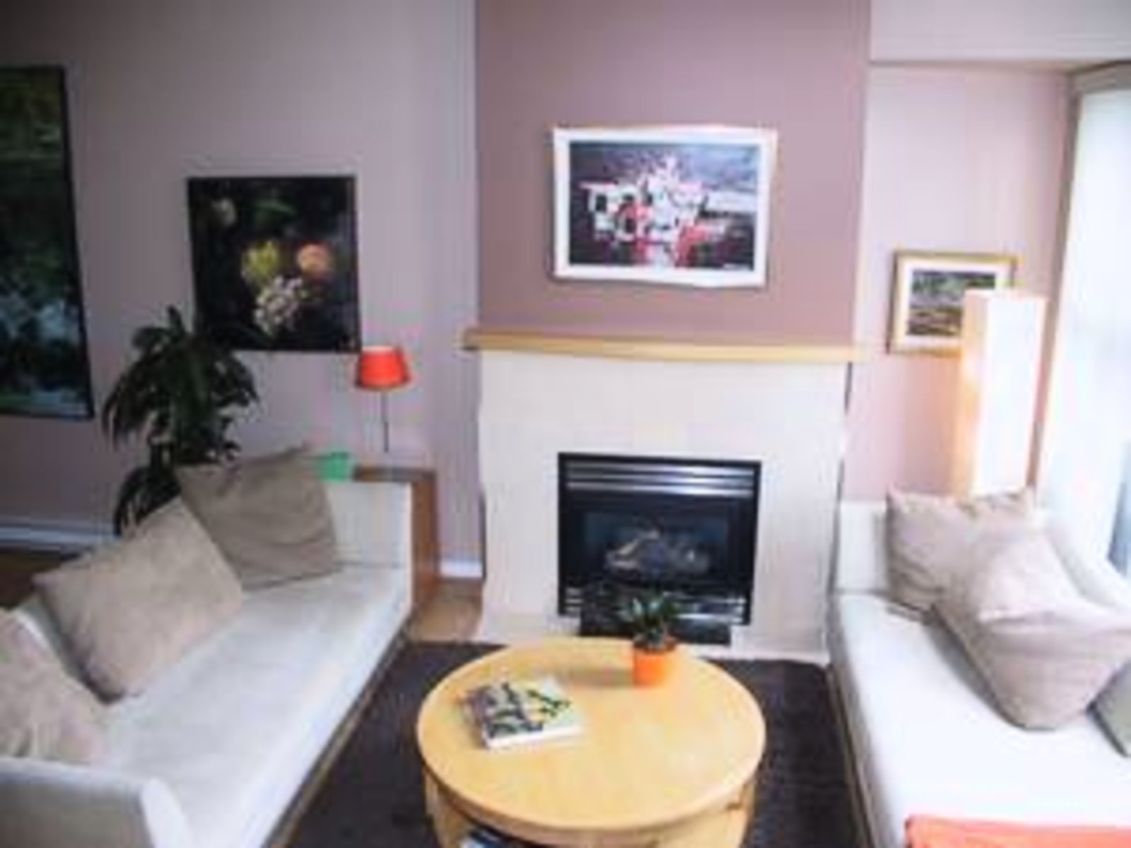 Living Room Gas fireplace