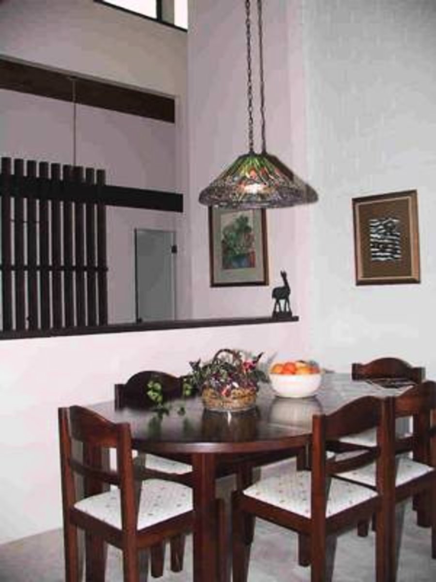 Dining Room Vaulted Ceilings and a beautiful ocean view