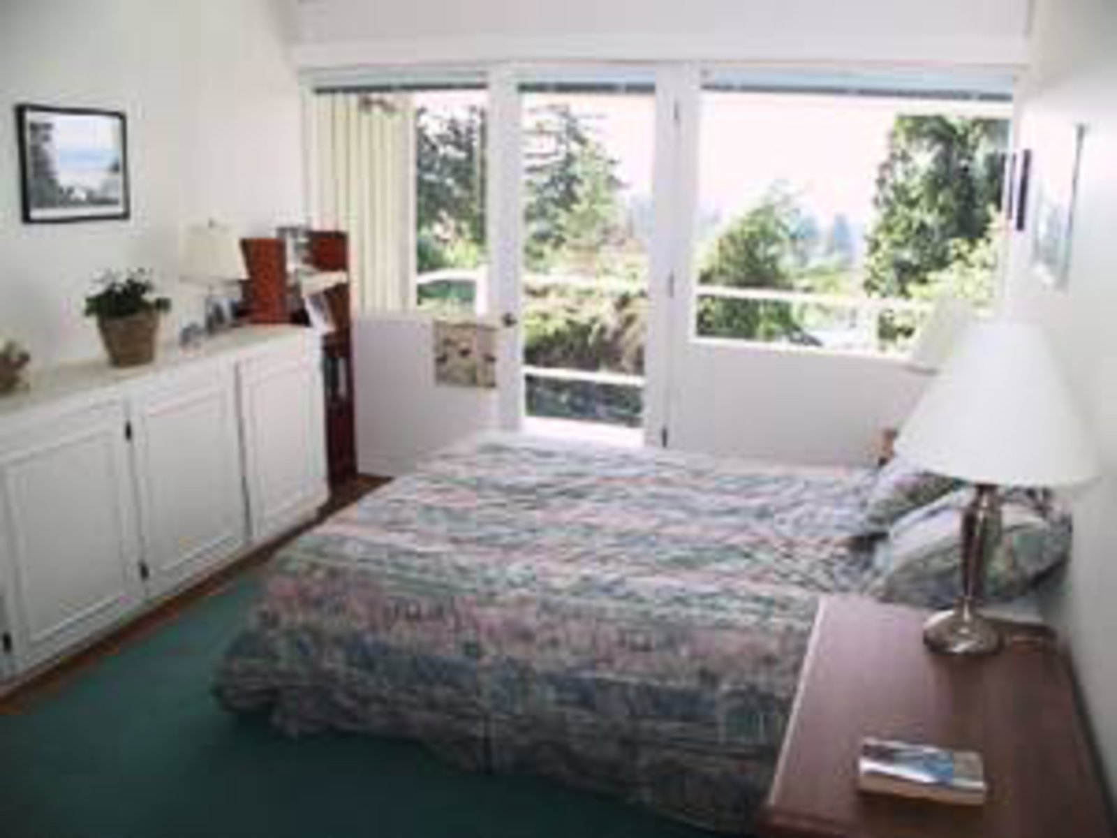 Bedroom #2 Upstairs, water view, walk-out sundeck