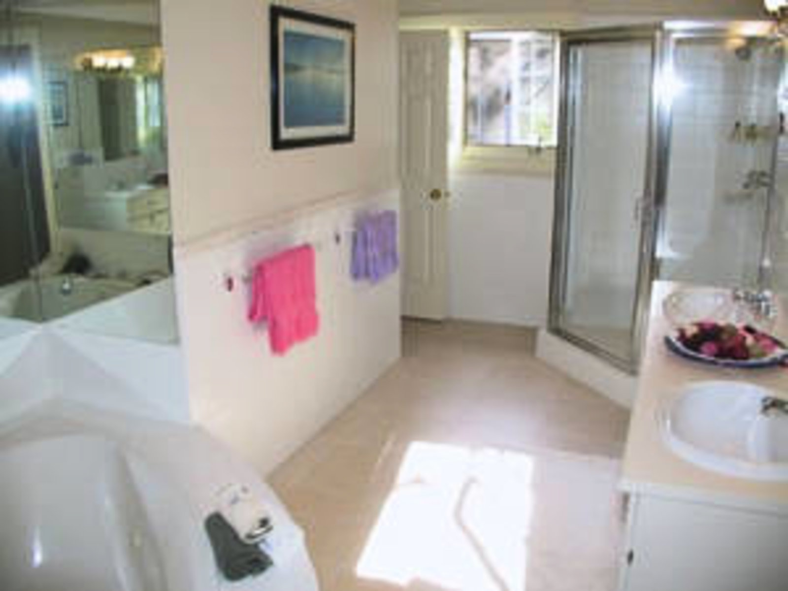 Master Bedroom Ensuite 2 sinks, separate shower and tub